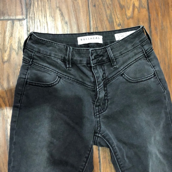 High waisted dark gray pants size 0 - Picture 3 of 4